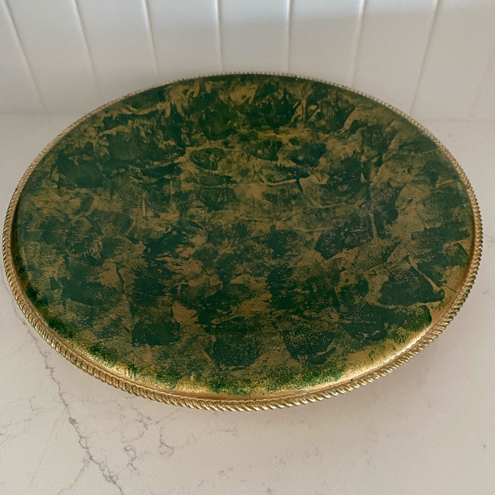 Vintage 1920s WMF Germany Art Deco footed metal Bowl